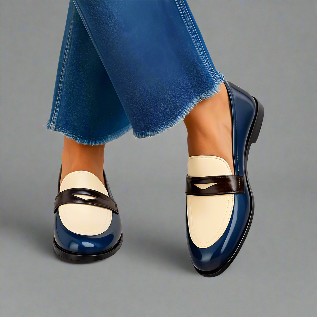Barbara | Contrast Loafers
