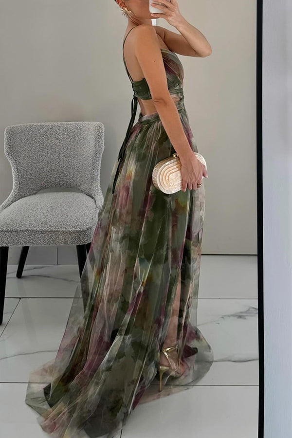 Saffron | Floral Maxi Dress