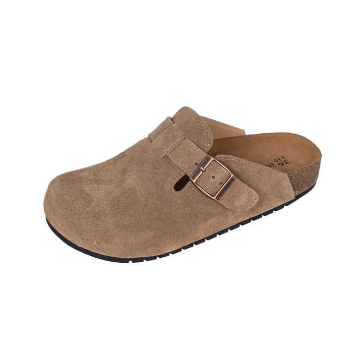 Alma | Women's Suede Cork Clogs