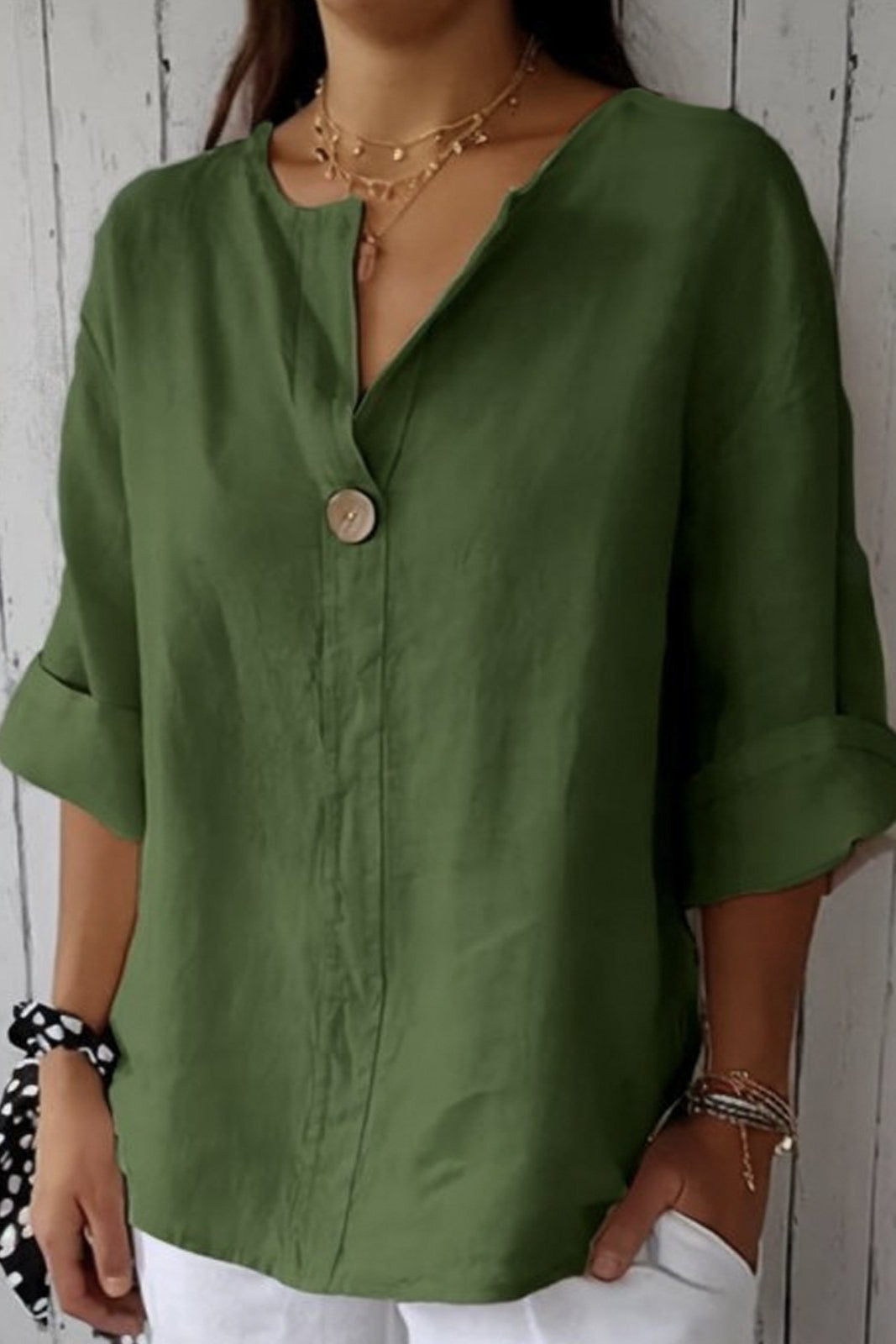 Kalin | Linen Top