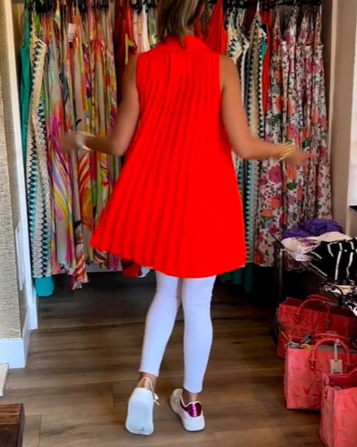 Ava | Sleeveless Ruffle Top
