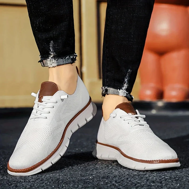 Eron | Knit Lace-Up Sneakers