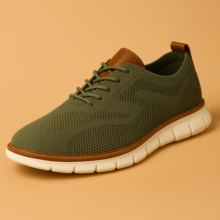 Eron | Knit Lace-Up Sneakers