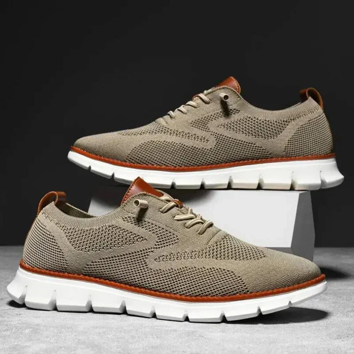 Eron | Knit Lace-Up Sneakers
