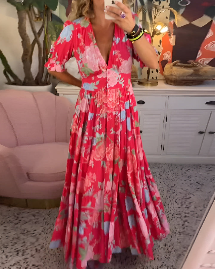 Carola | Floral Dress