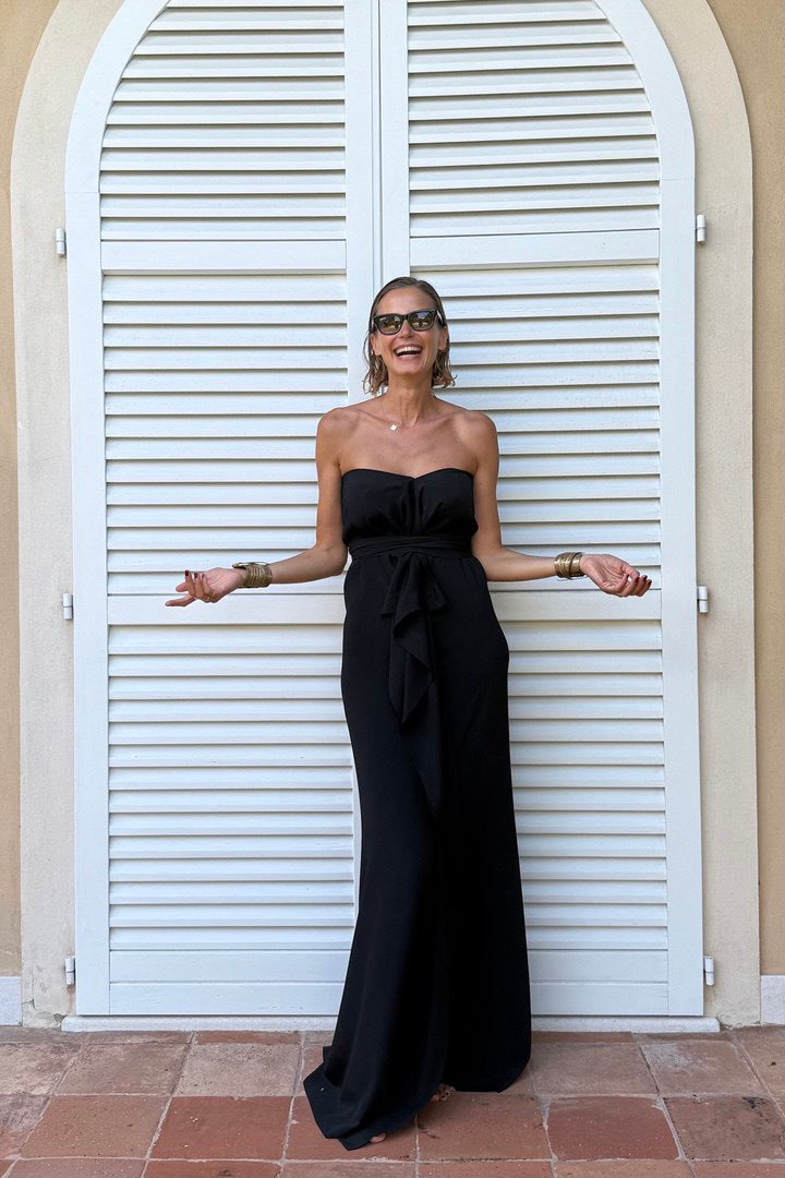 Aerin | Asymmetric Caftan with Belt