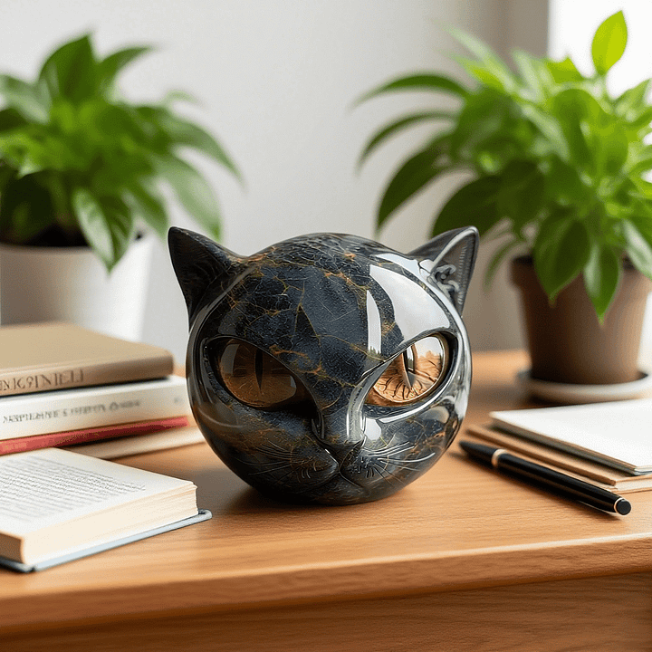 Zyn | Black Cat Sculpture