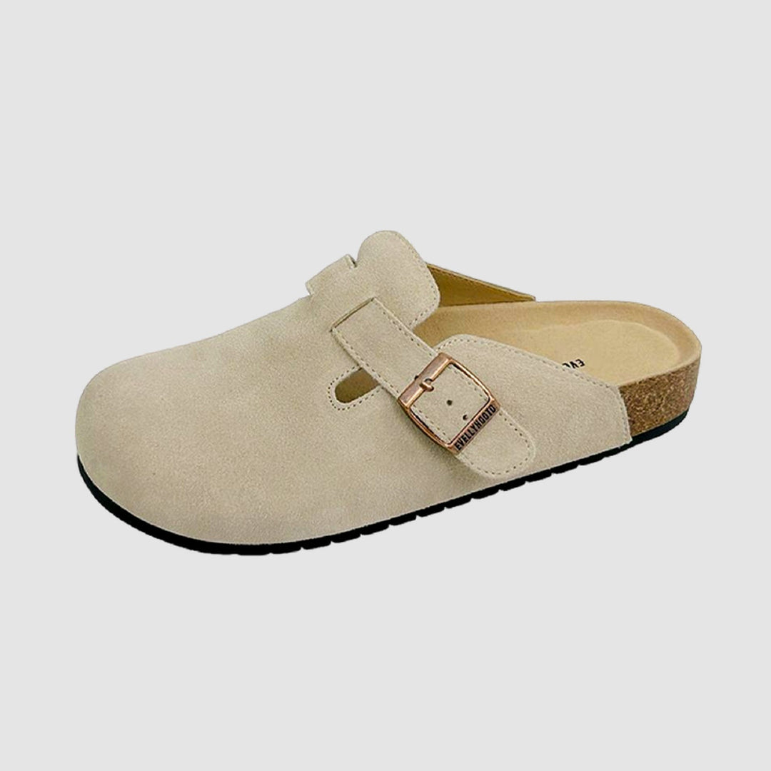 Alma | Women's Suede Cork Clogs