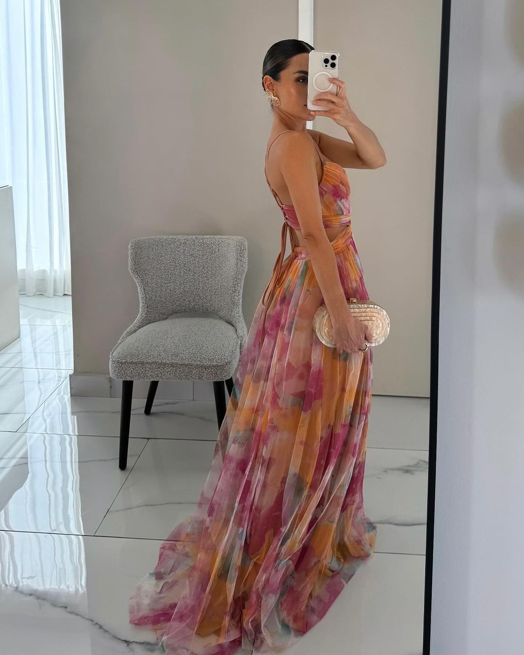 Saffron | Floral Maxi Dress