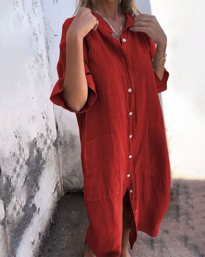 Veronica | Casual Shirt Dress