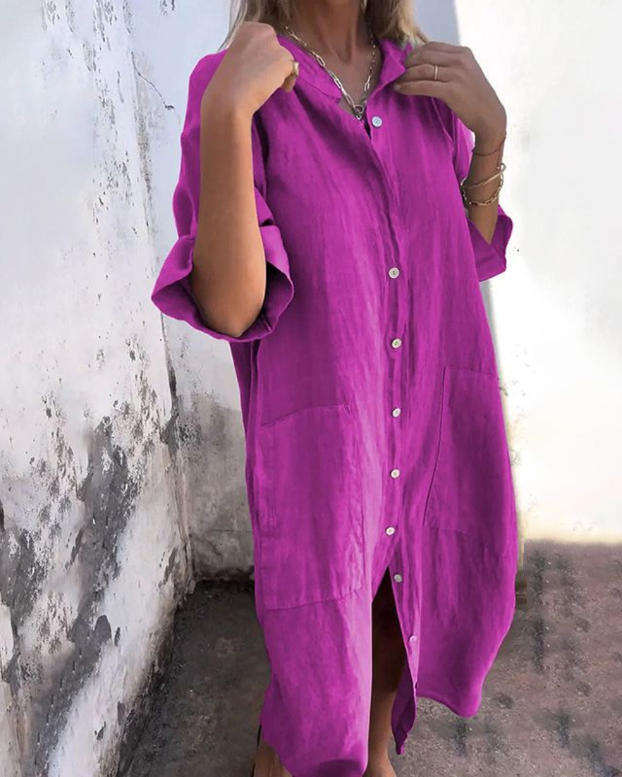 Veronica | Casual Shirt Dress