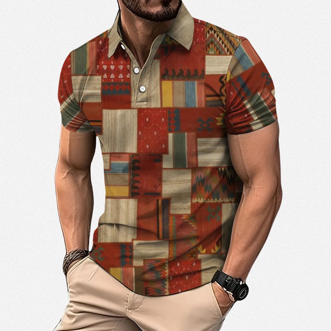 Milo | Patchwork Polo Shirt