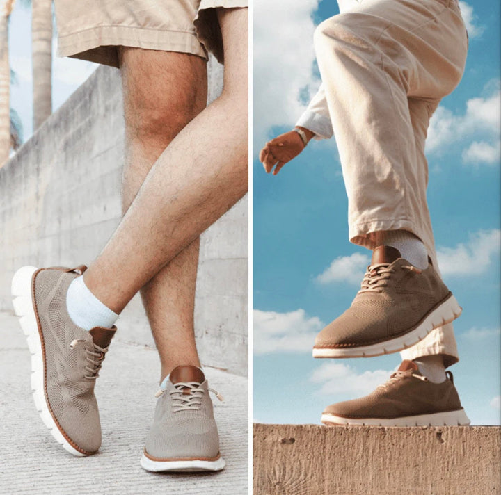 Eron | Knit Lace-Up Sneakers