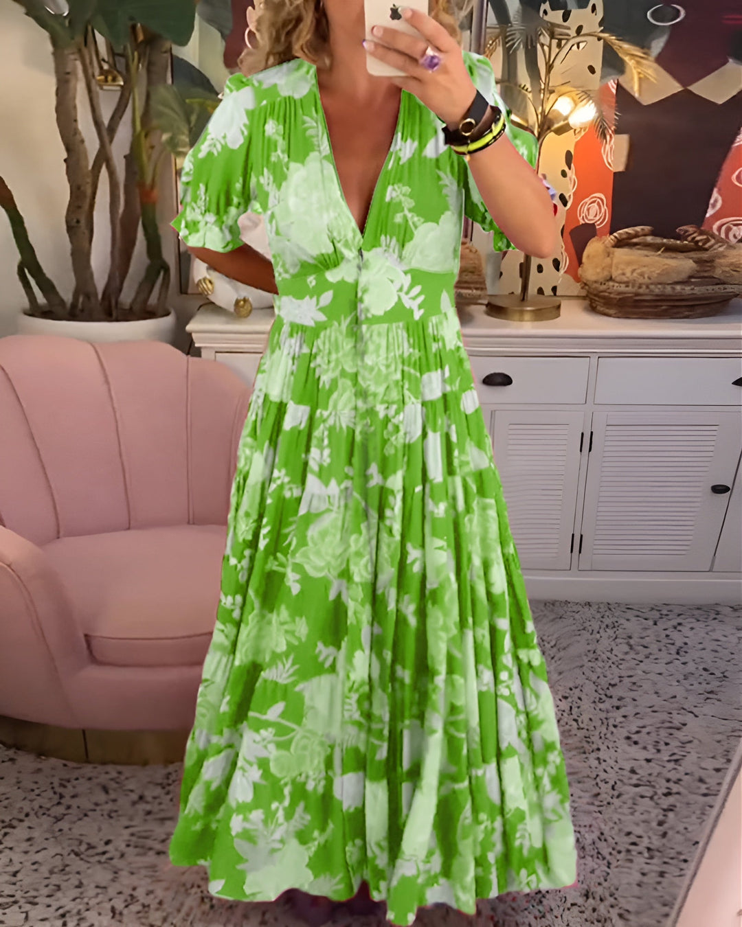 Carola | Floral Dress