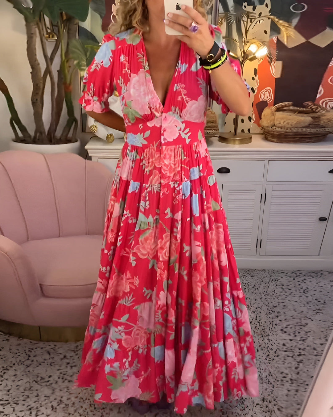 Carola | Floral Dress