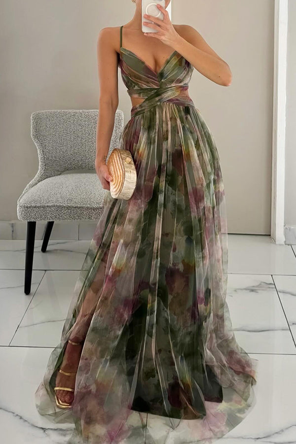 Saffron | Floral Maxi Dress