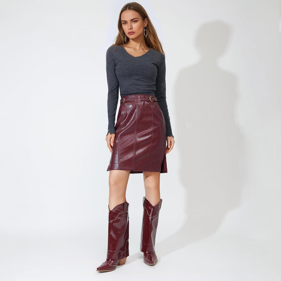 Phoenix | Studded Mid-Calf Cowboy Boots