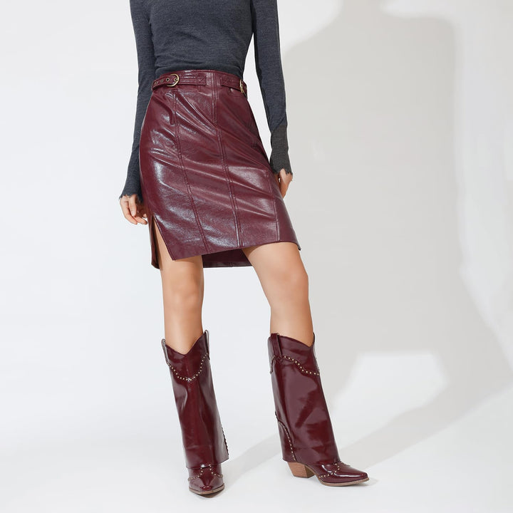 Phoenix | Studded Mid-Calf Cowboy Boots