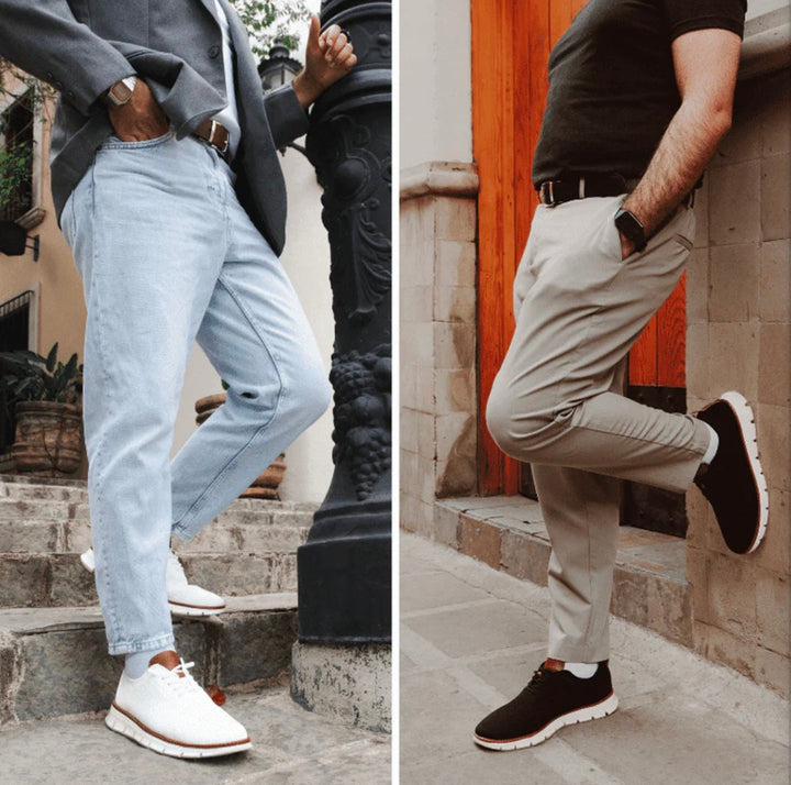 Eron | Knit Lace-Up Sneakers