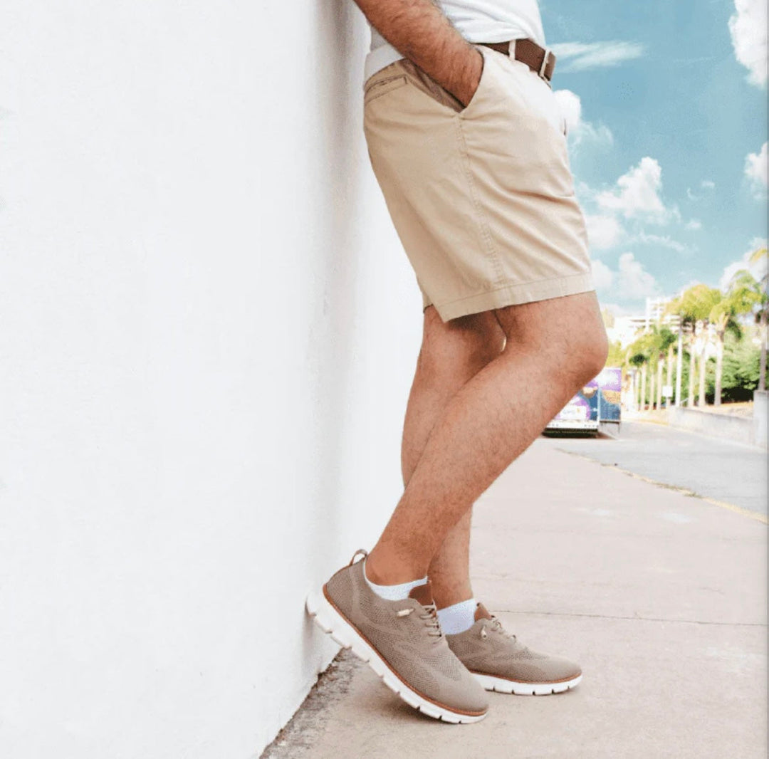 Eron | Knit Lace-Up Sneakers