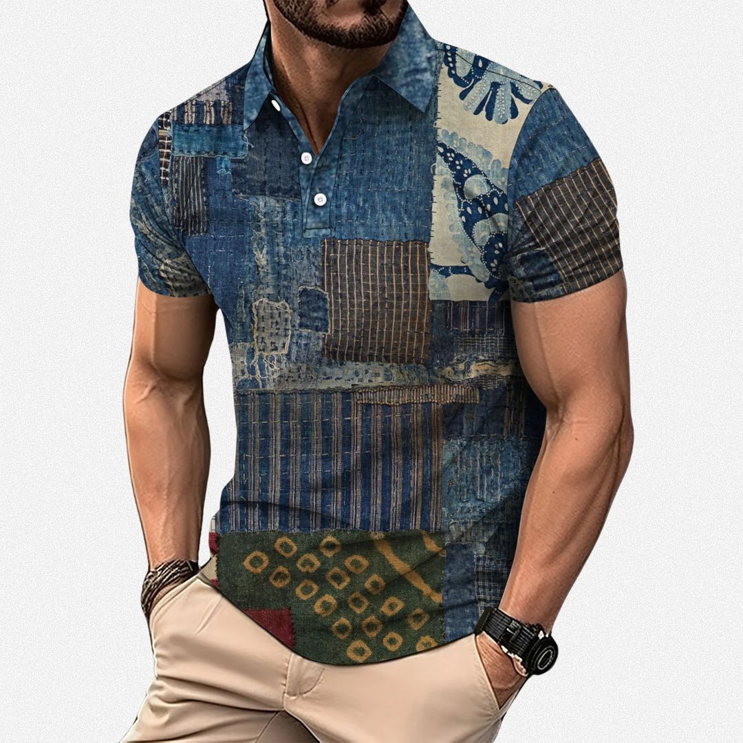 Milo | Patchwork Polo Shirt