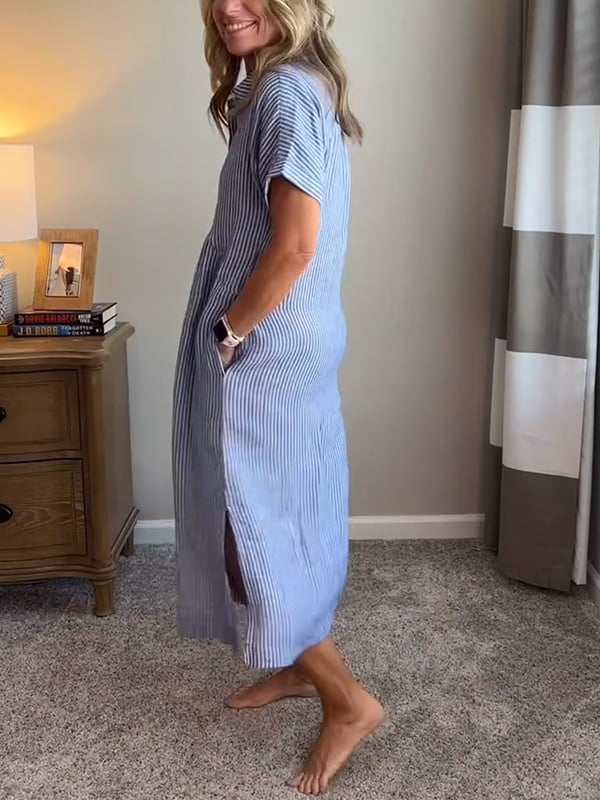 Caroline | Striped Dress