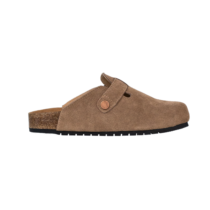 Alma | Women's Suede Cork Clogs