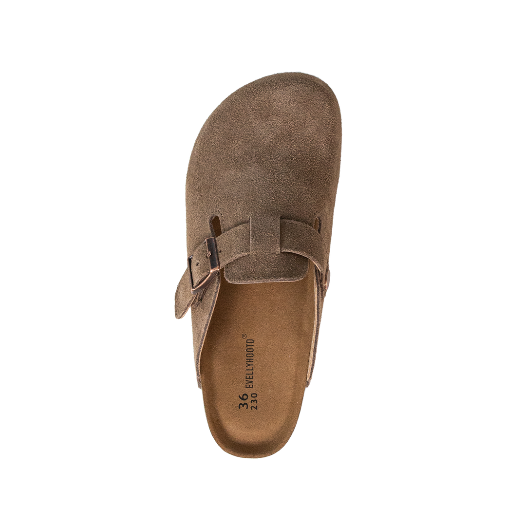 Alma | Women's Suede Cork Clogs