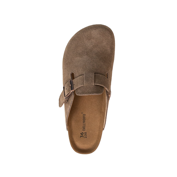 Alma | Women's Suede Cork Clogs