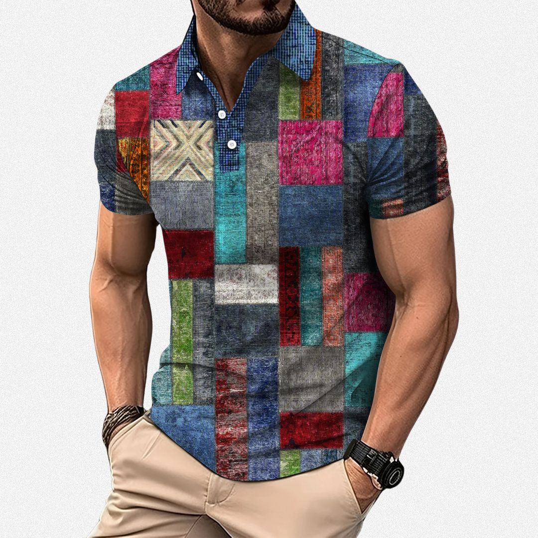 Milo | Patchwork Polo Shirt