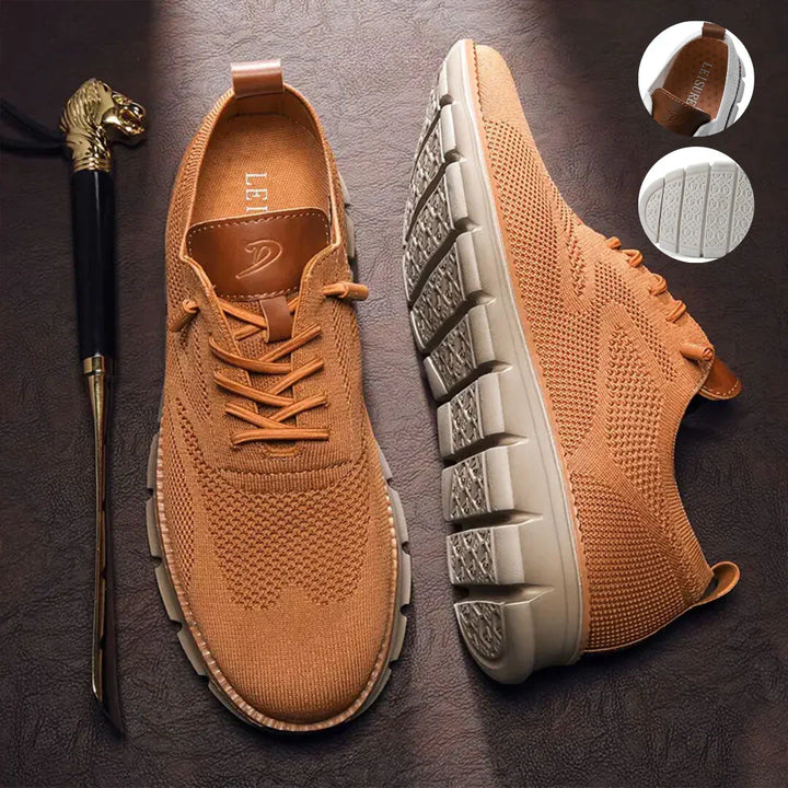 Eron | Knit Lace-Up Sneakers