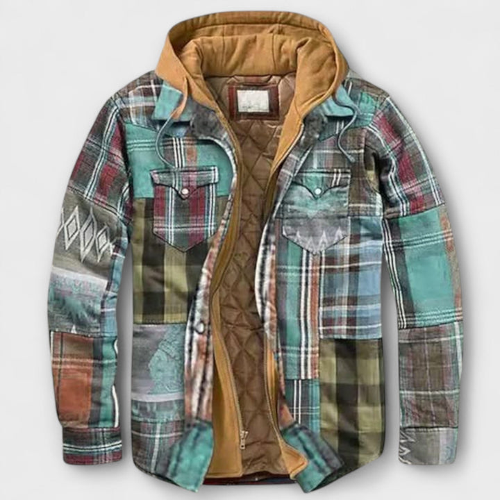 Archer | Checkered Patchwork Jacket
