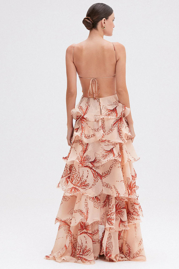 Amal | Ruffle Maxi Dress