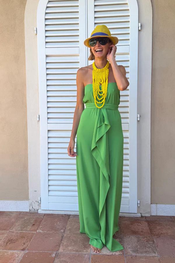 Aerin | Asymmetric Caftan with Belt