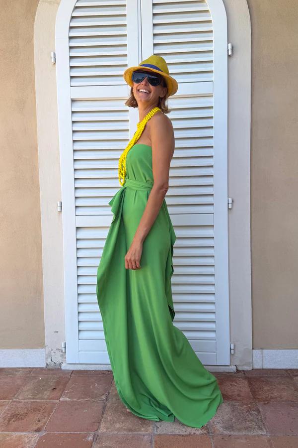 Aerin | Asymmetric Caftan with Belt