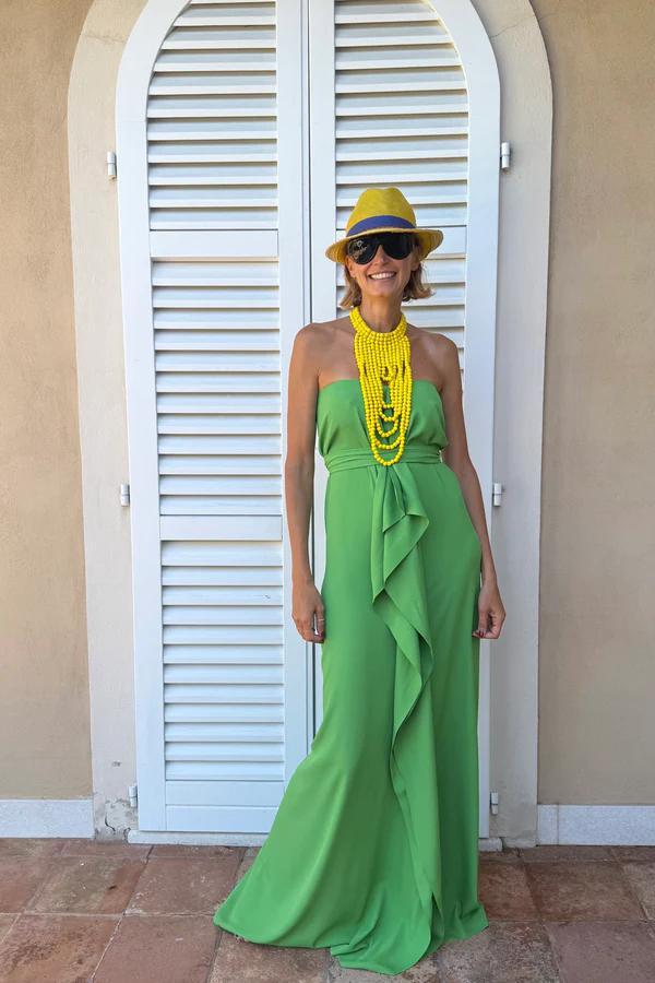Aerin | Asymmetric Caftan with Belt