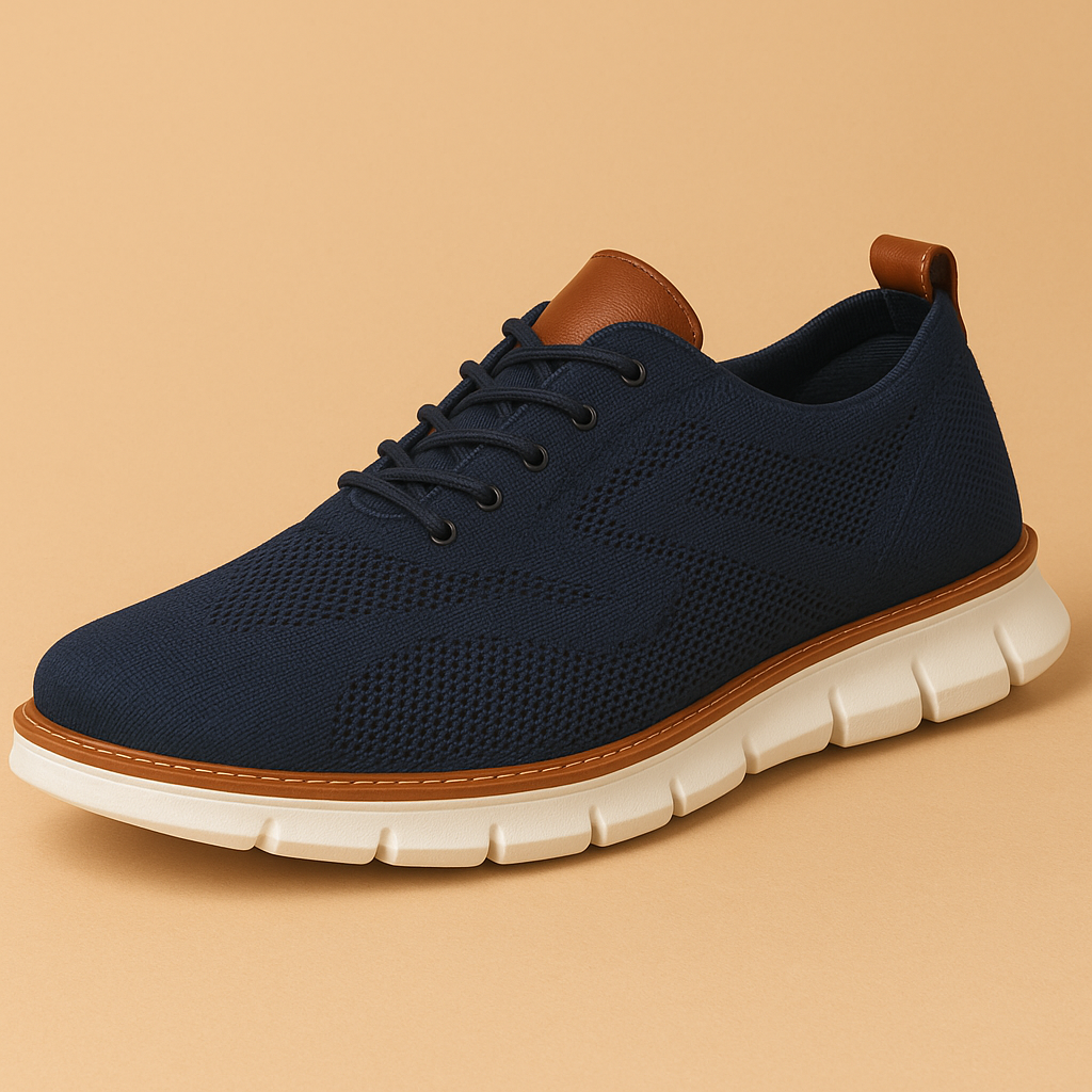 Eron | Knit Lace-Up Sneakers