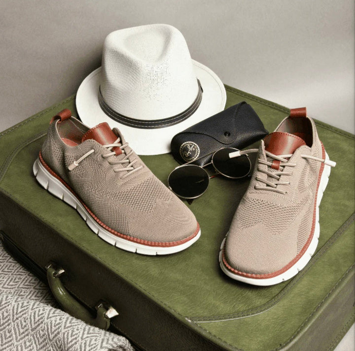 Eron | Knit Lace-Up Sneakers