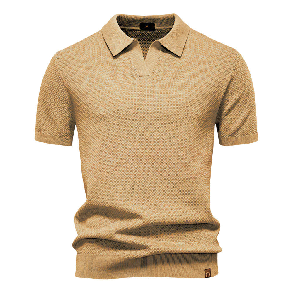 Elias | Textured Polo Shirt