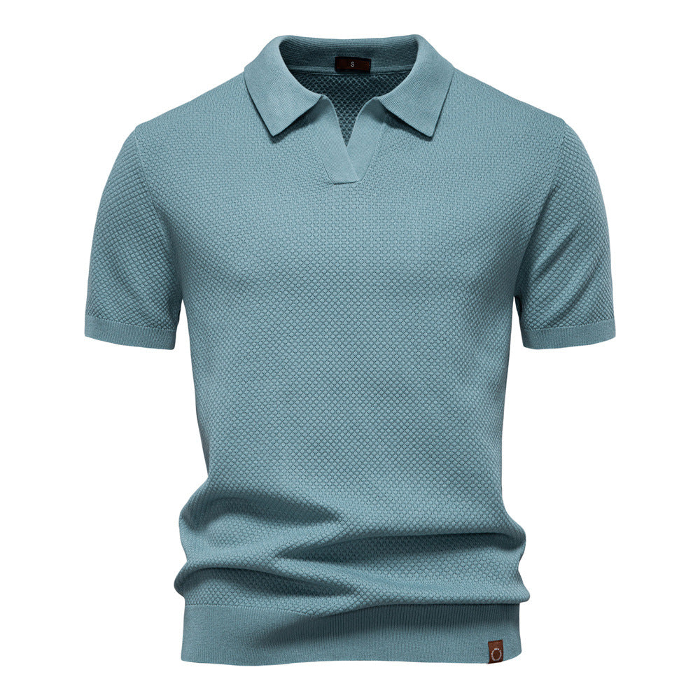 Elias | Textured Polo Shirt