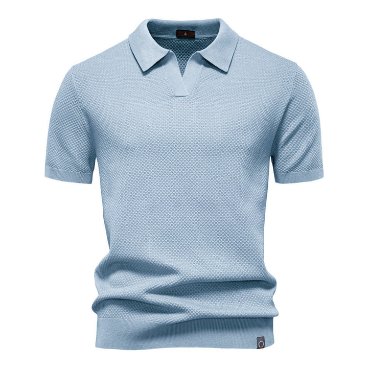 Elias | Textured Polo Shirt
