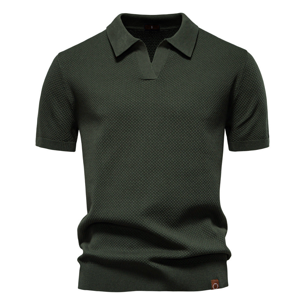 Elias | Textured Polo Shirt