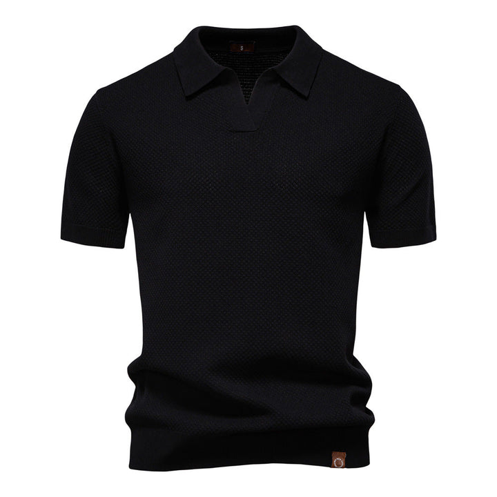 Elias | Textured Polo Shirt