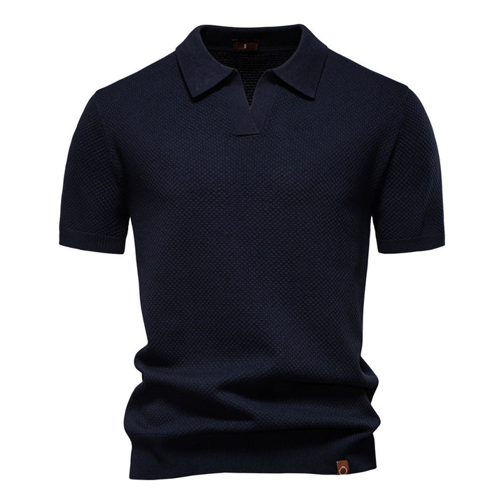 Elias | Textured Polo Shirt