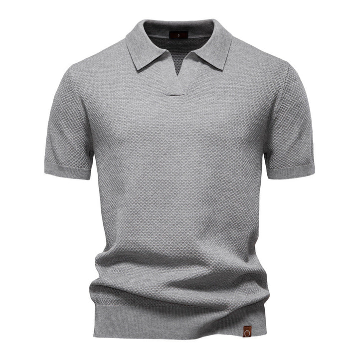Elias | Textured Polo Shirt