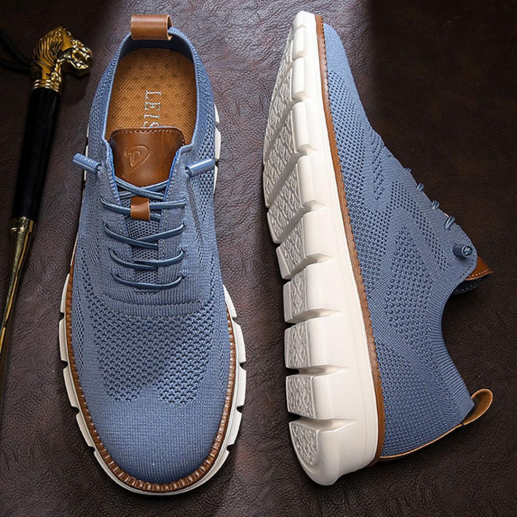 Eron | Knit Lace-Up Sneakers