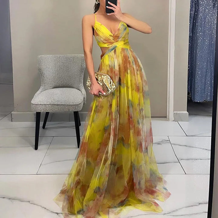 Saffron | Floral Maxi Dress