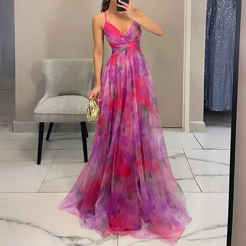 Saffron | Floral Maxi Dress