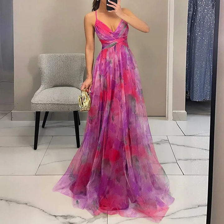 Saffron | Floral Maxi Dress