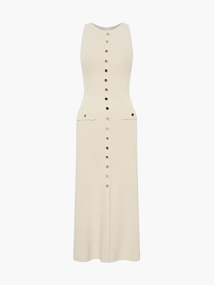 Sophia | Button-Front Maxi Dress